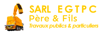 Logo EGTPC Père & Fils, Spécialiste travaux publics & particuliers à La Rochelle